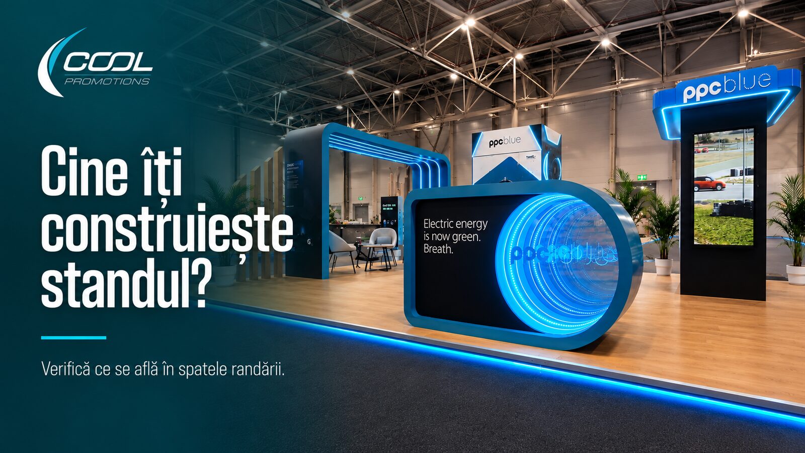 Standuri expozitionale realizate de firma de productie Cool Promotions