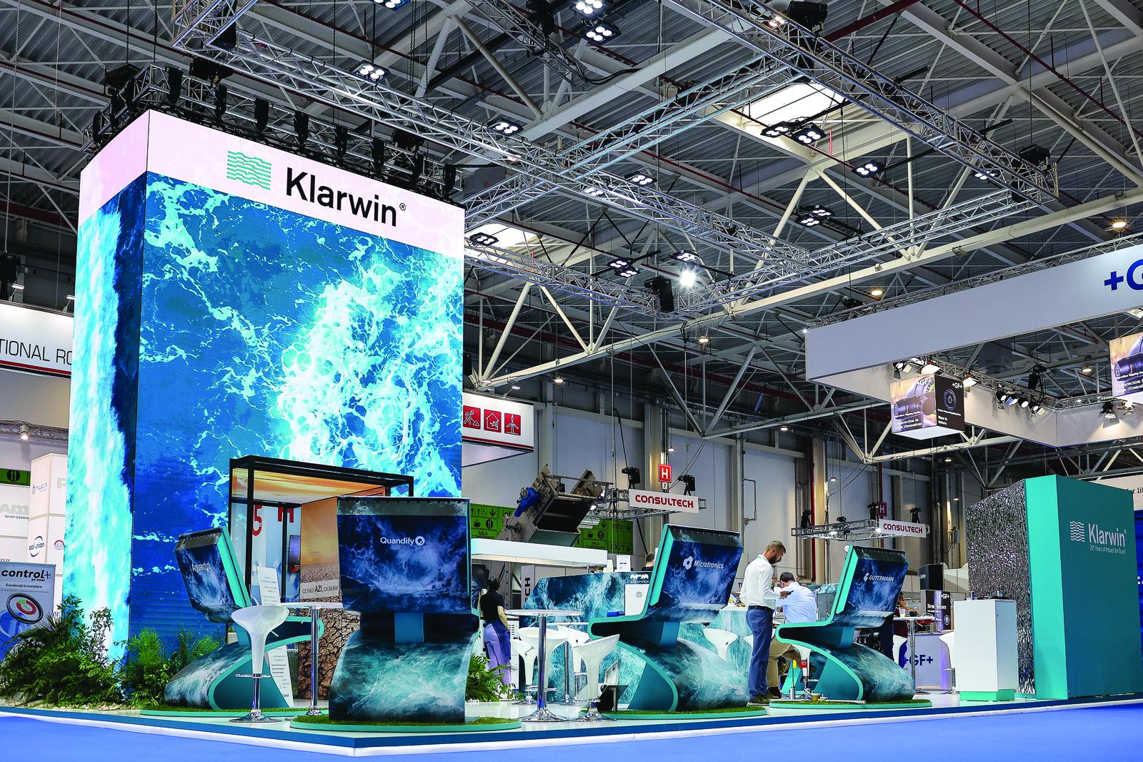 Klarwin modular stand at Expoapa