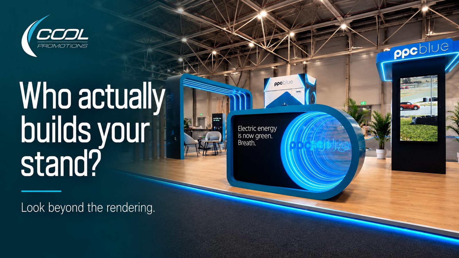 Exhibition stand builder Cool Promotions delivered stand